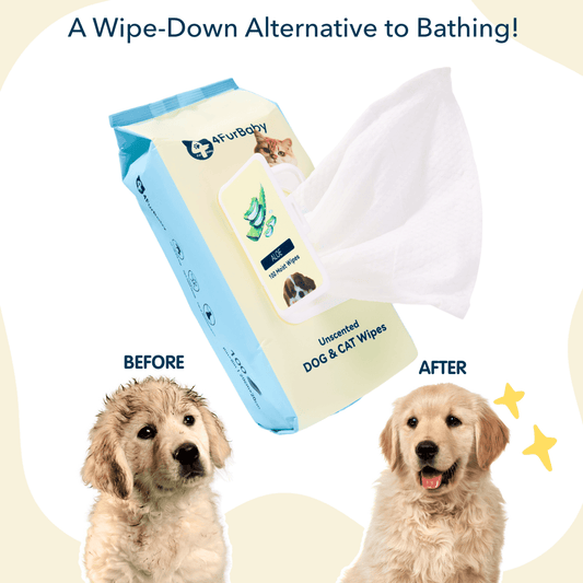 Dog & Cat Grooming Wipes