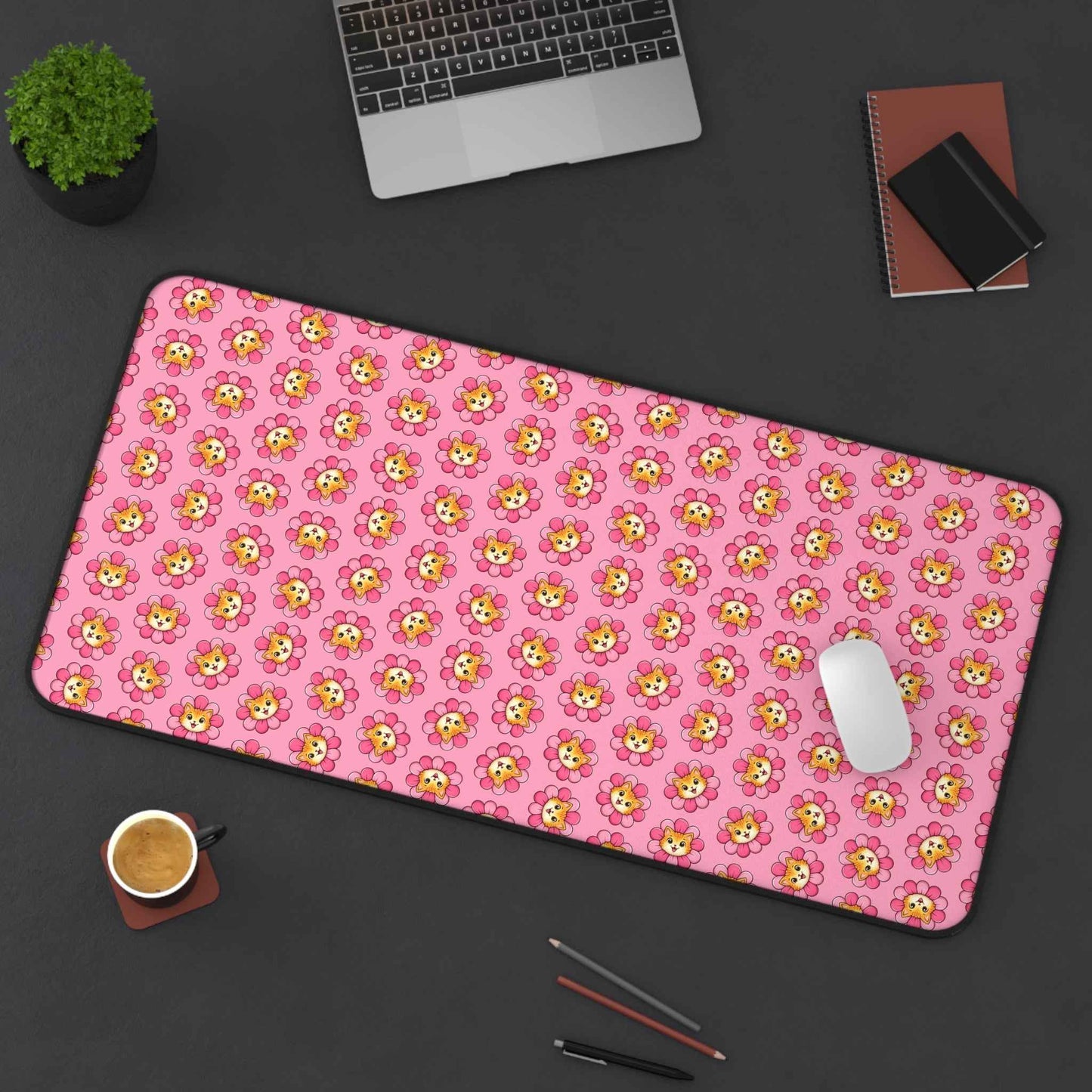 Cat Pattern Desk Mat