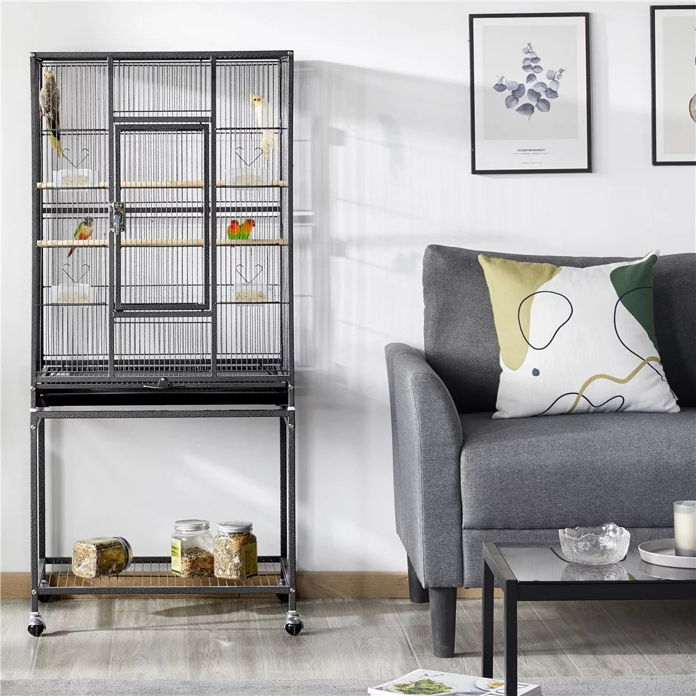Rolling Bird Cage