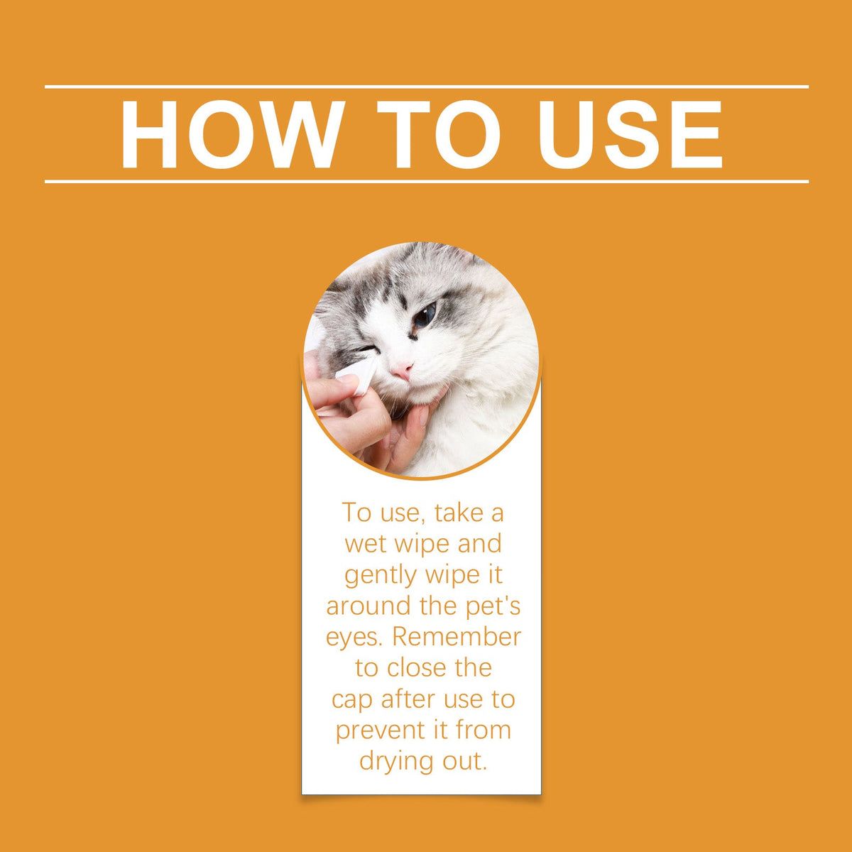 Eye Wipes for Cats and Dogs