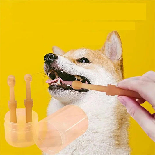 Dog Cat Soft Toothbrush