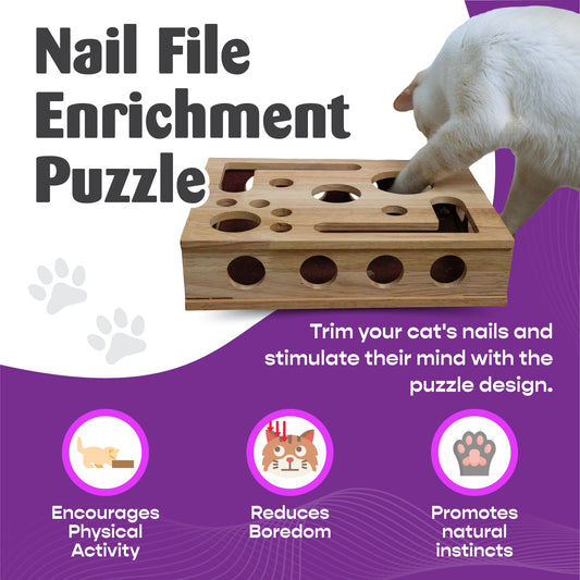 Cat Nail File Box