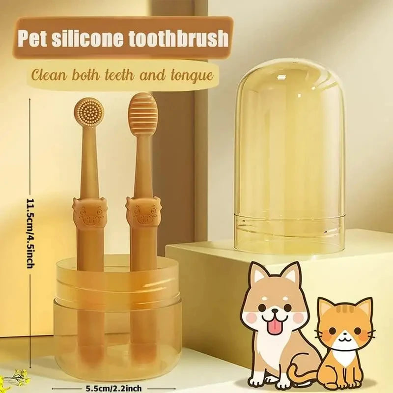 Dog Cat Soft Toothbrush