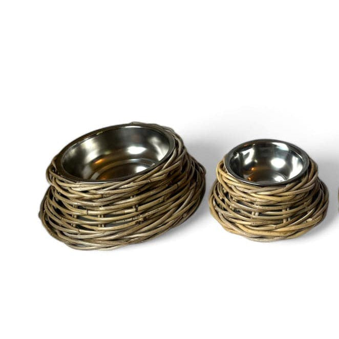 Rattan Pet Bowl