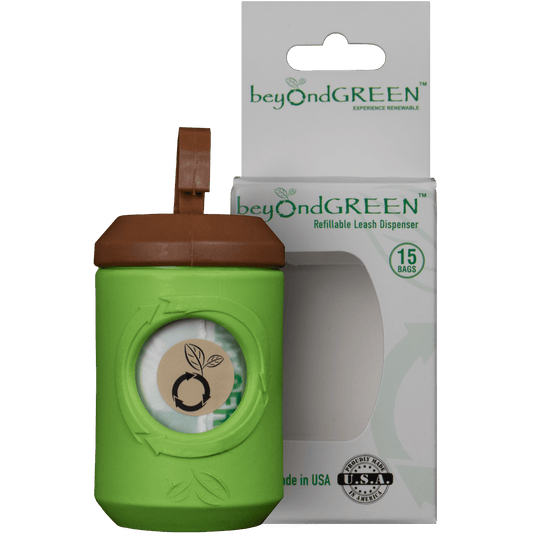 Waste Bag Leash Dispenser