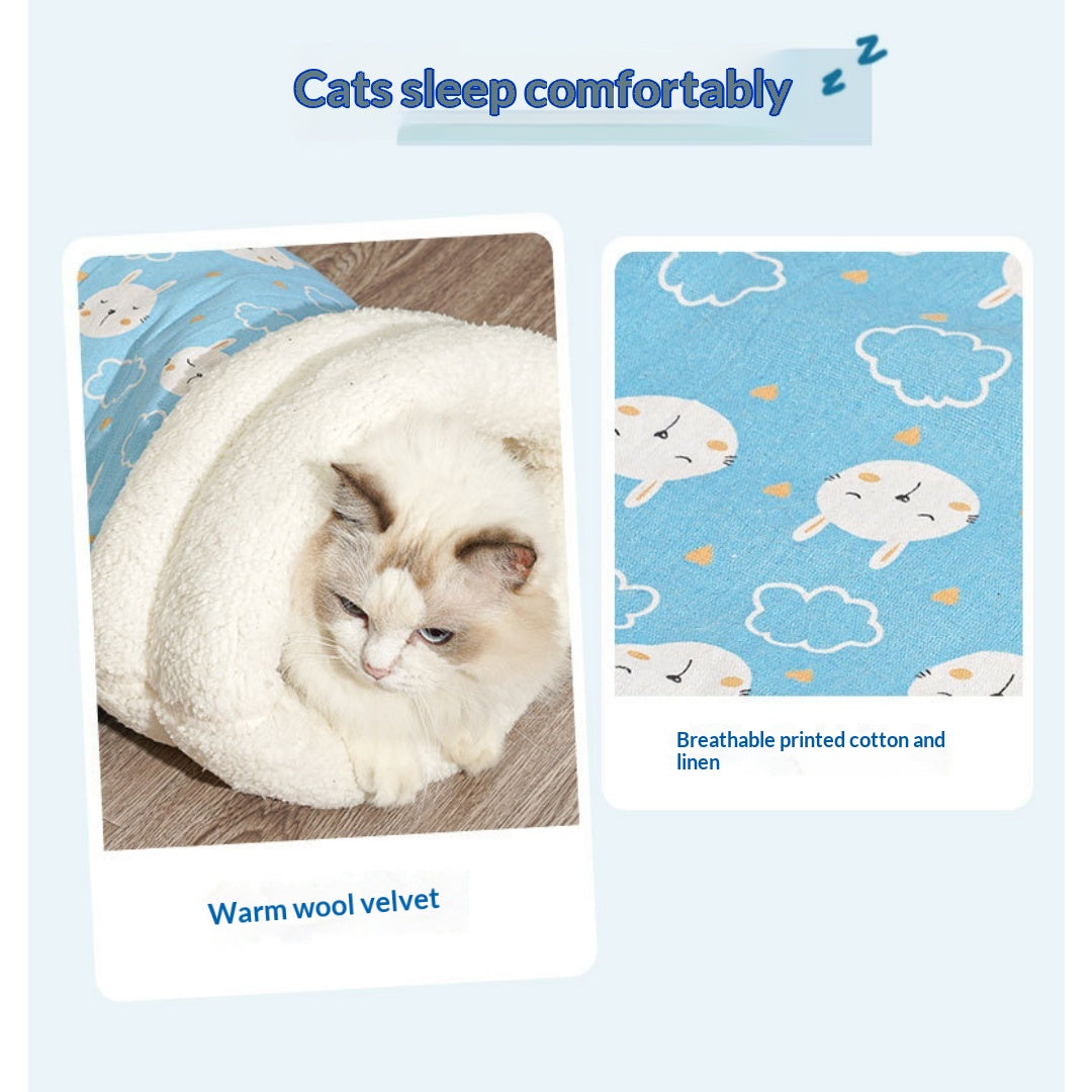 Enclosed Cat Sleeping Bag