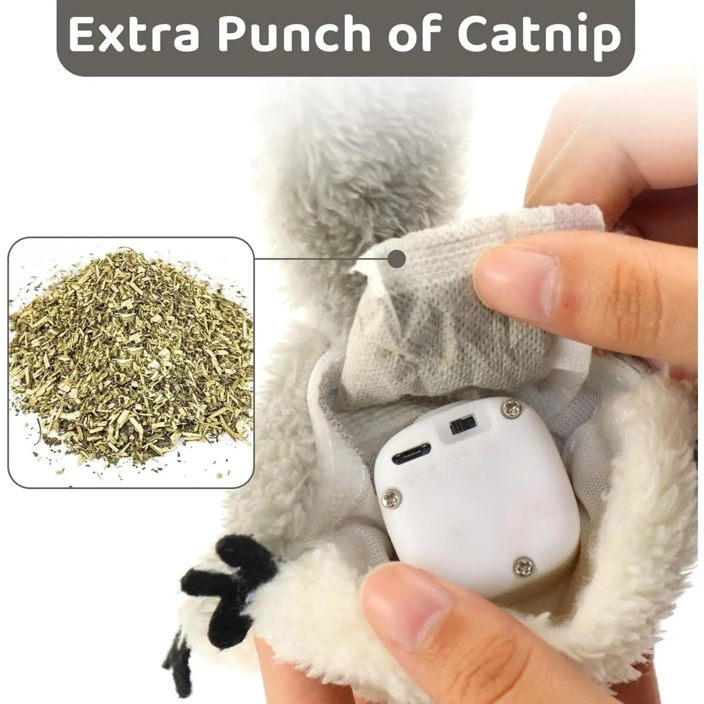 Squirrel Catnip Toy