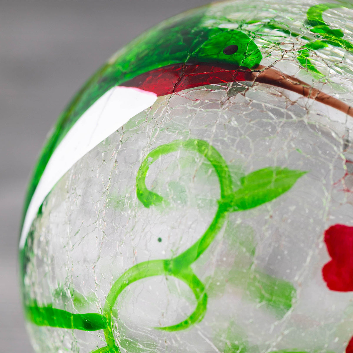 Glass Hummingbird Feeder