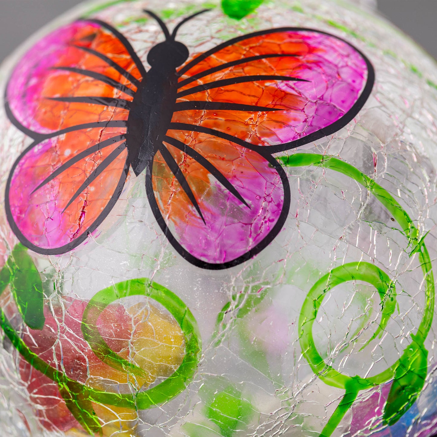 Glass Hummingbird Feeder