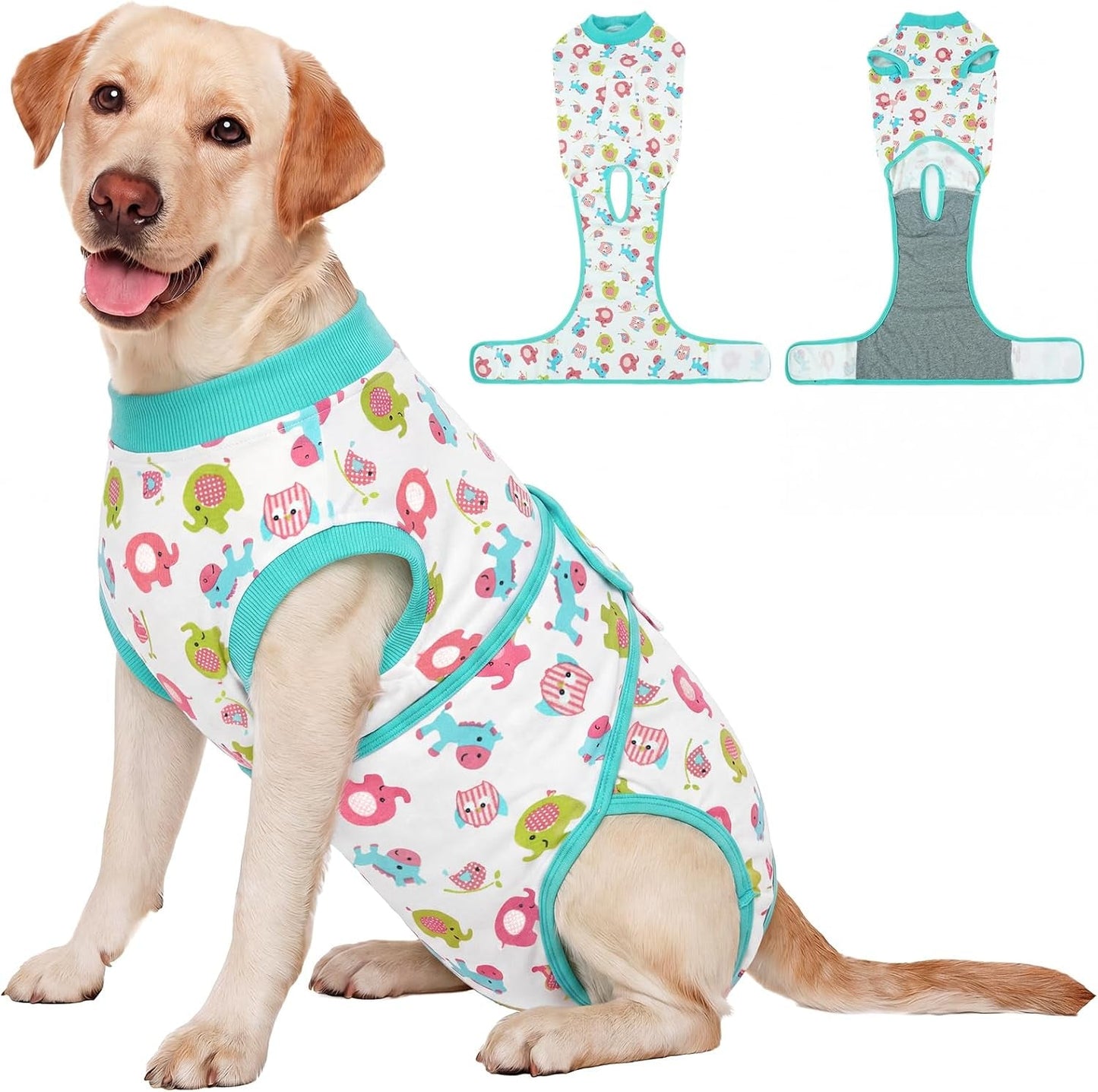 Female Dog Recovery Suit — Post-Spay & Surgery Coverage, Soft & Breathable (XS–2XL)