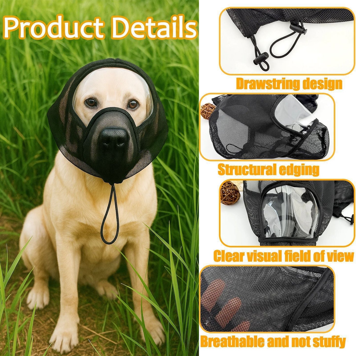 Dog Mesh Muzzle