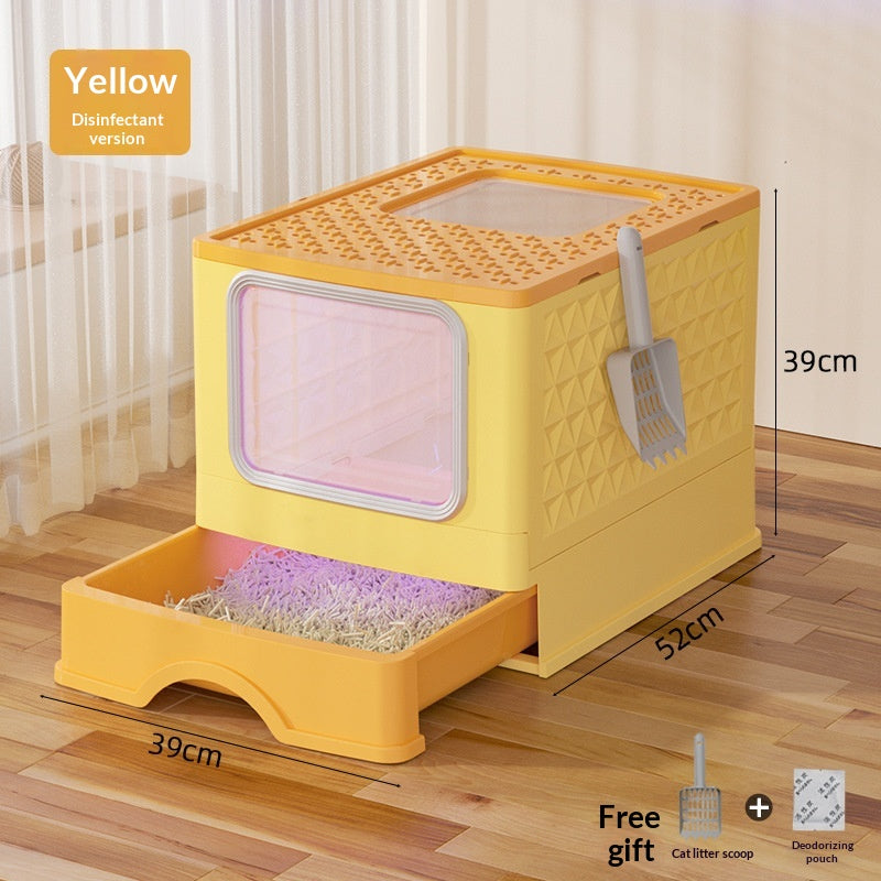 Foldable Cat Litter Box