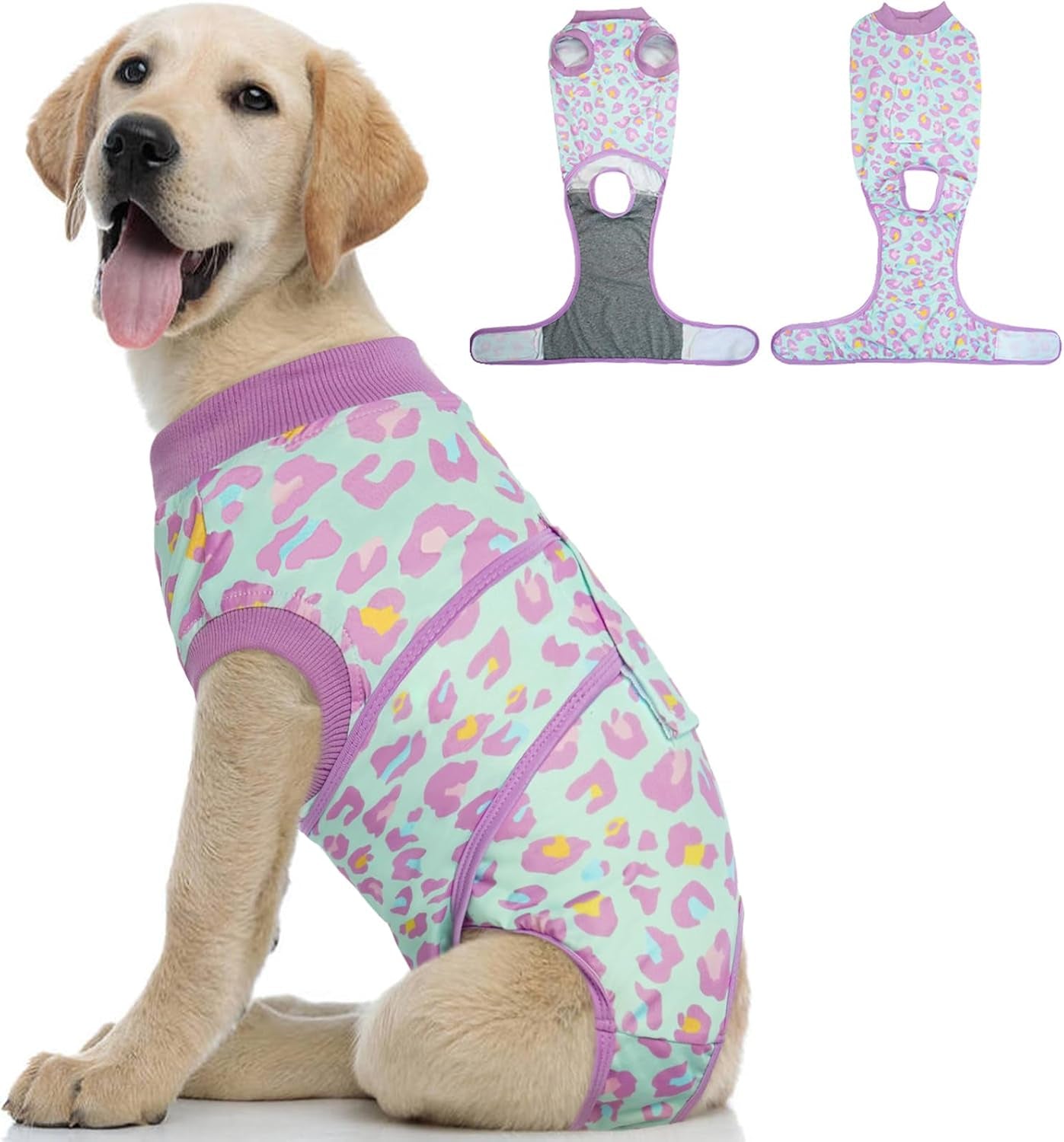 Dog Recovery Suit — Post-Surgery Coverage for Male & Female Dogs, Soft & Stretchy (XS–2XL)