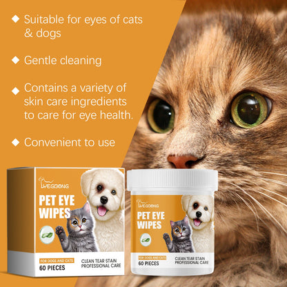 Eye Wipes for Cats and Dogs