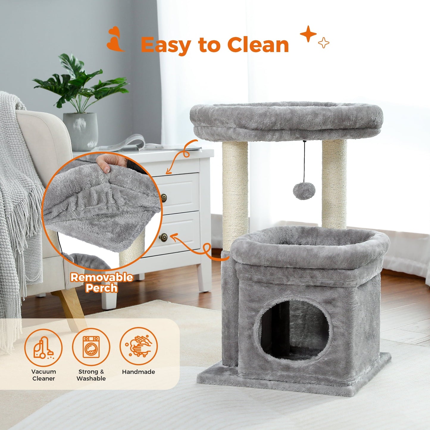 Gray Cat Tree