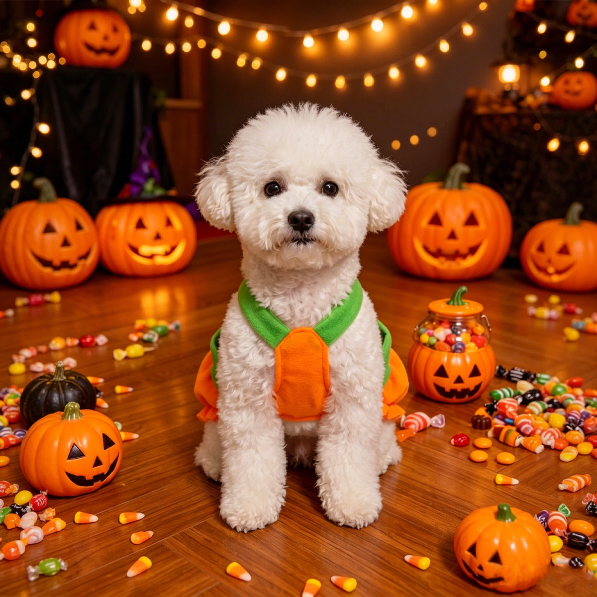 Pumpkin Pet Costume