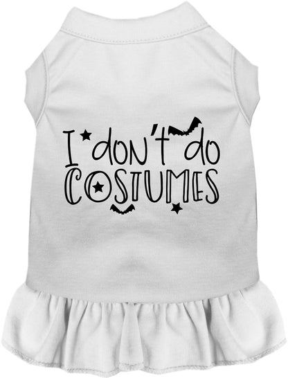 I Don't Do Costumes Halloween Pet Dress