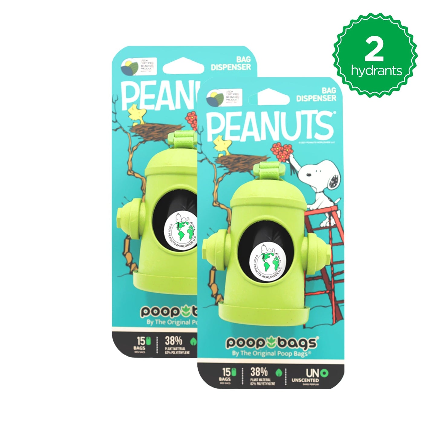 Dispenser + Leash Roll Poop Bags