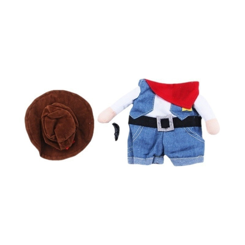 Cat Cowboy Funny Outfit