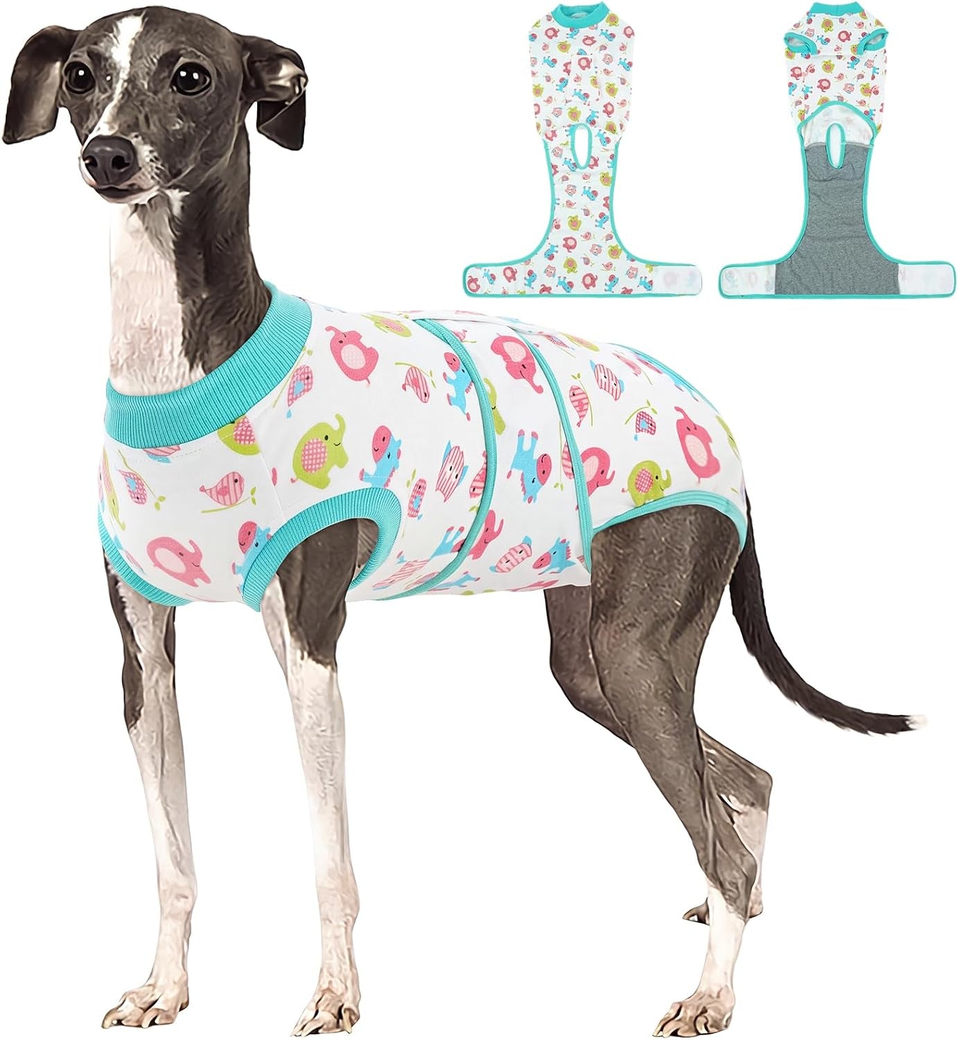 Female Dog Recovery Suit — Post-Spay & Surgery Coverage, Soft & Breathable (XS–2XL)