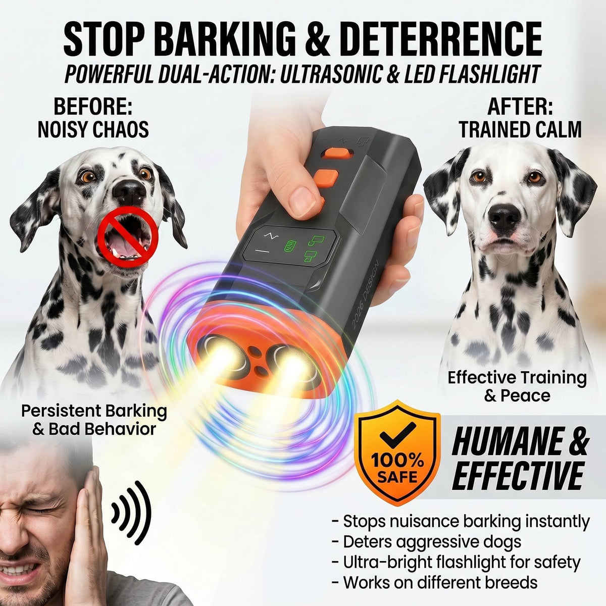 Dog Bark Deterrent Device