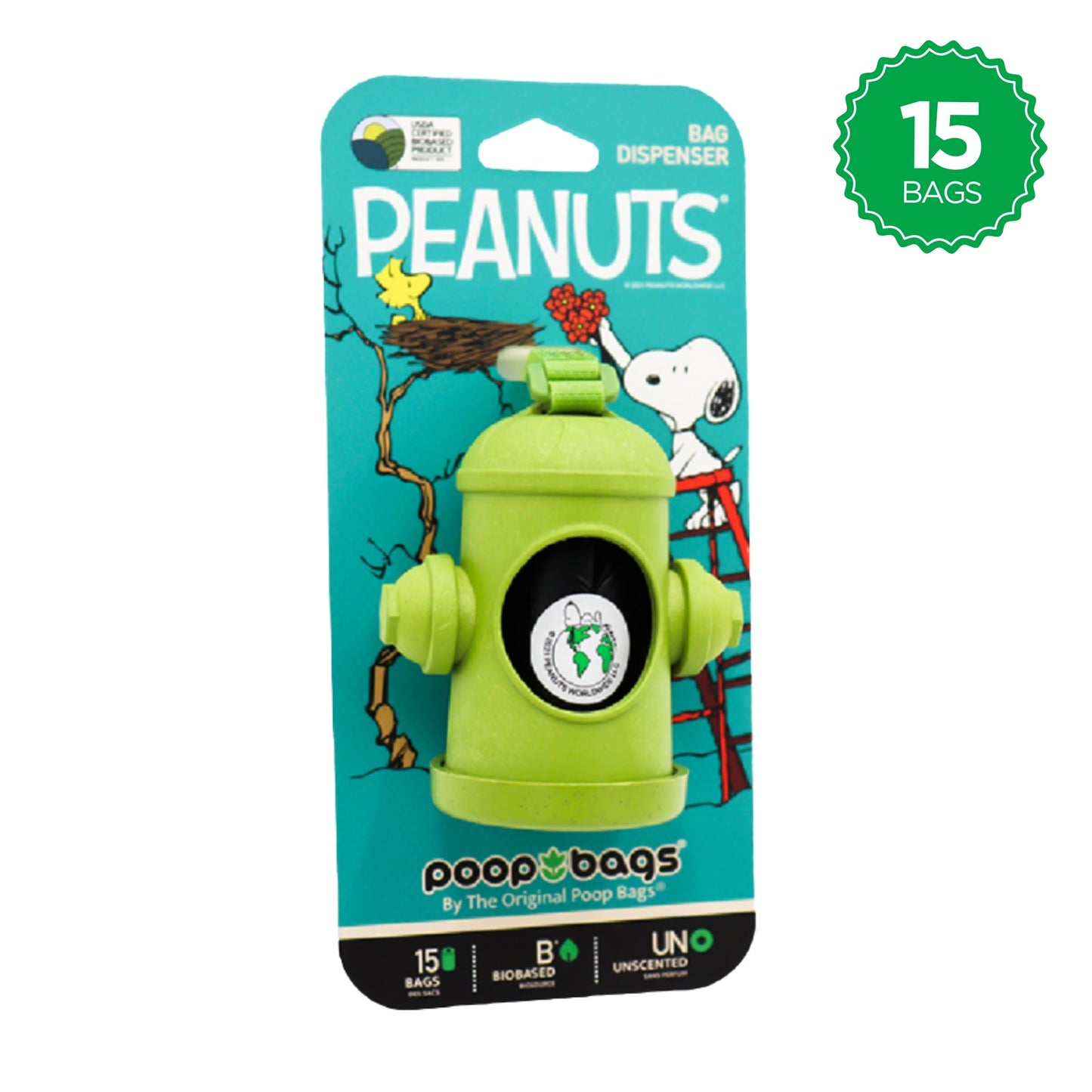 Dispenser + Leash Roll Poop Bags