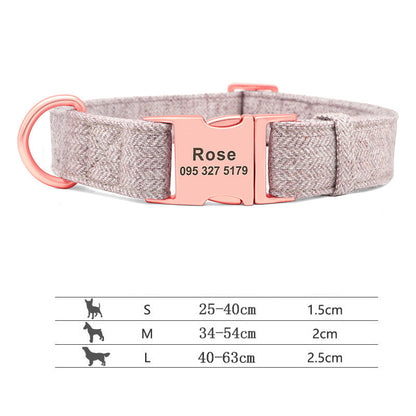 Engraving Anti-Lost Collar
