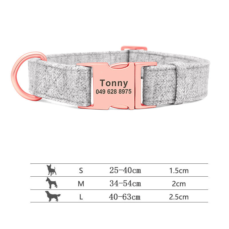Engraving Anti-Lost Collar