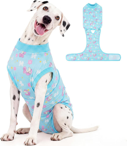 Dog Recovery Suit — Post-Surgery Coverage for Male & Female Dogs, Soft & Stretchy (XS–2XL)