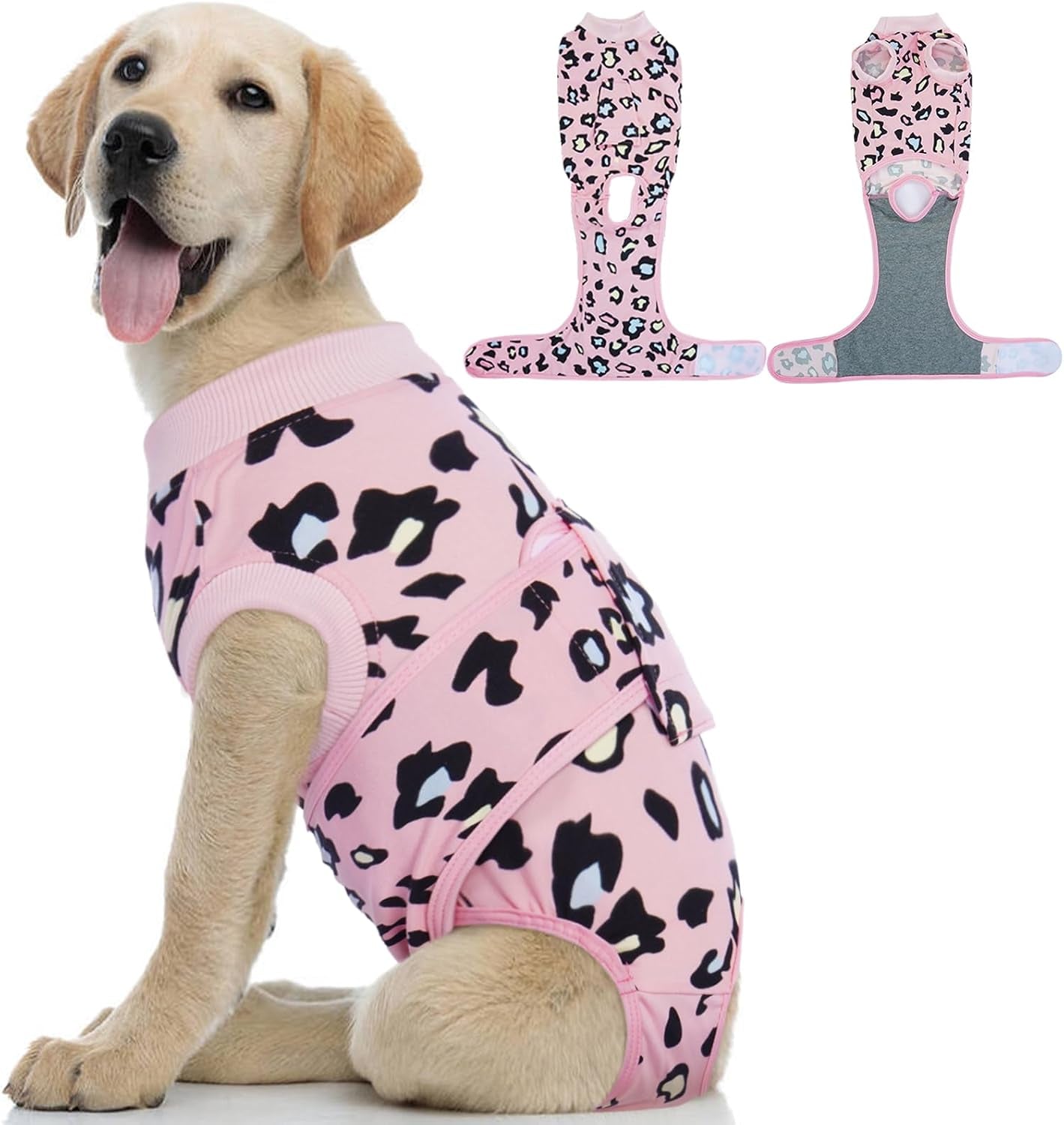 Dog Recovery Suit — Post-Surgery Coverage for Male & Female Dogs, Soft & Stretchy (XS–2XL)