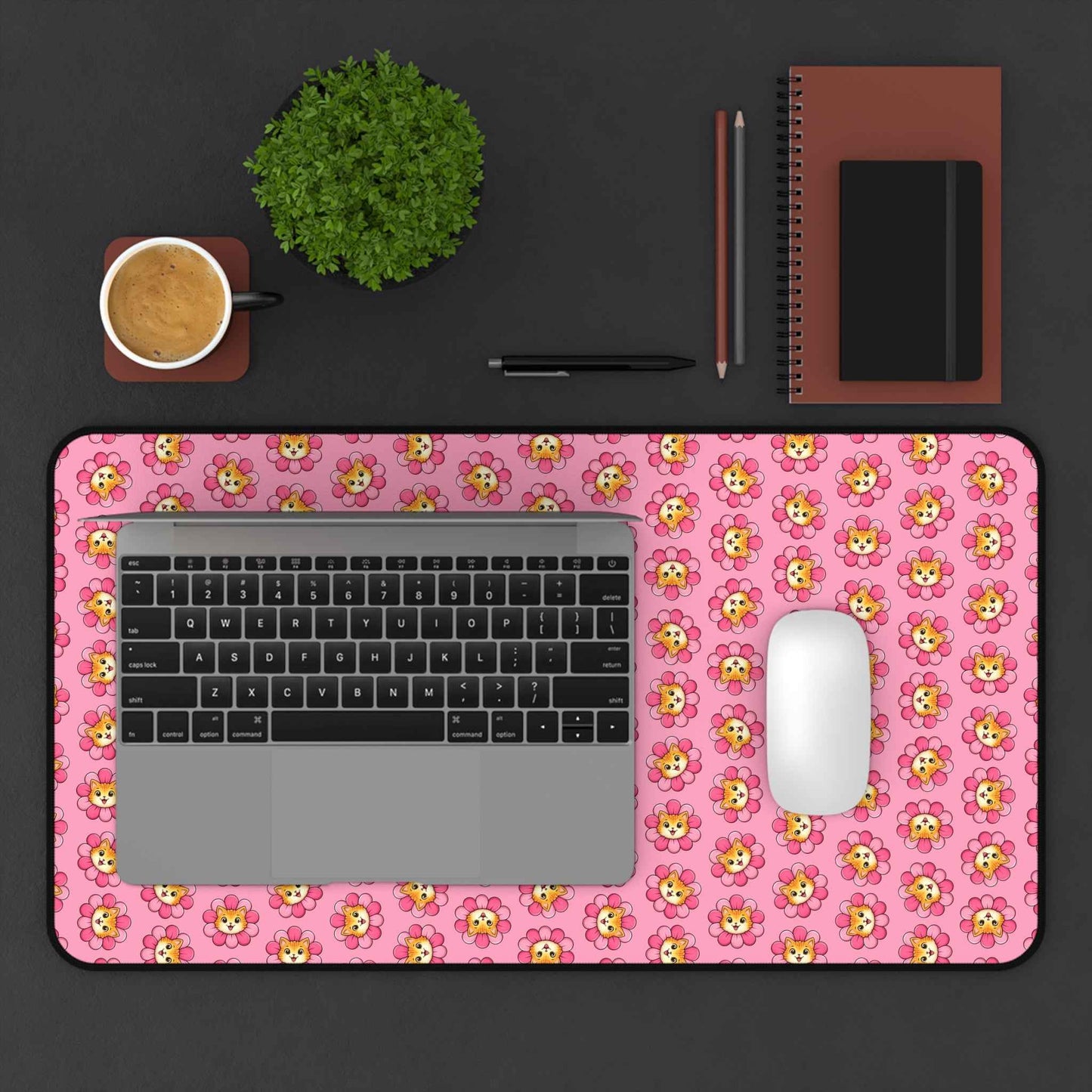 Cat Pattern Desk Mat