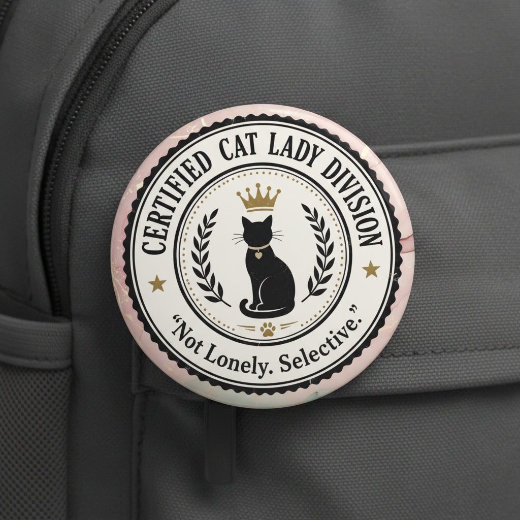 Certified Cat Lady Pin