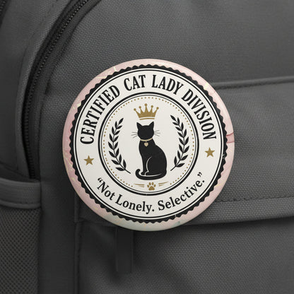 Certified Cat Lady Pin