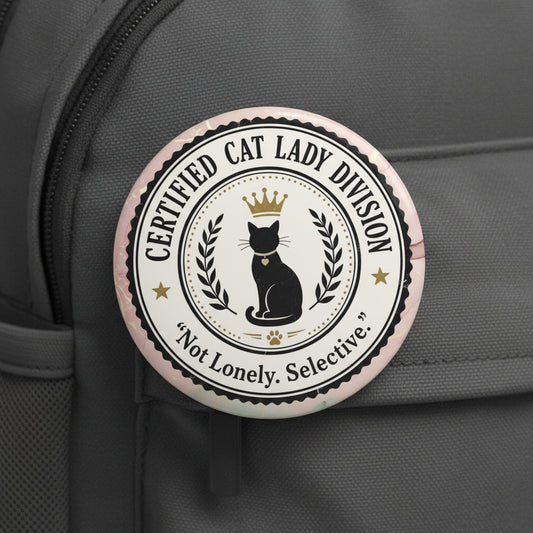 Certified Cat Lady Pin