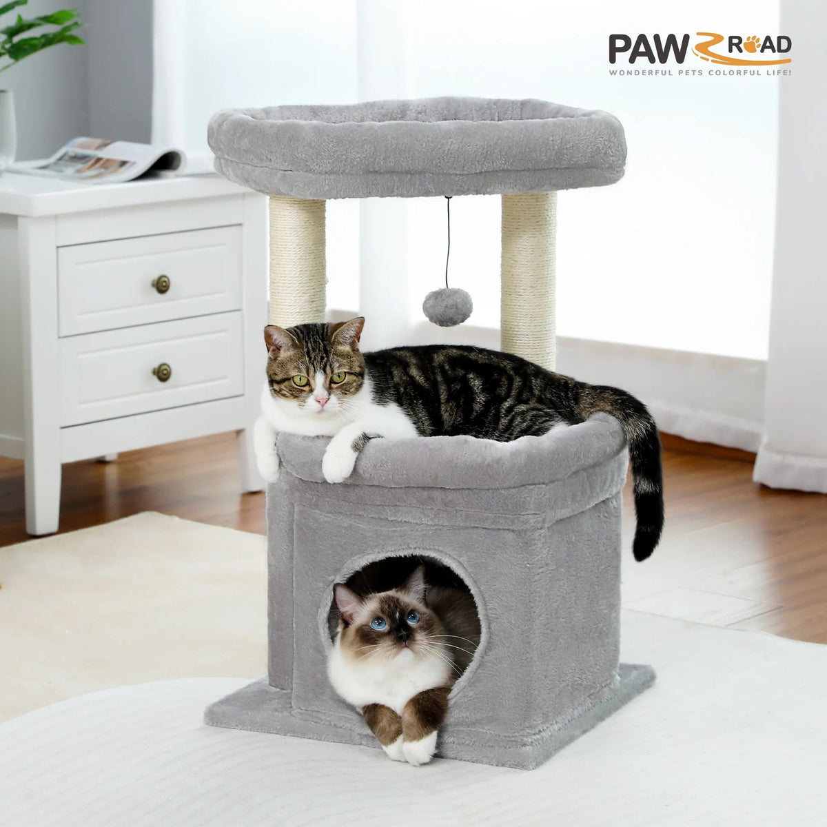 Gray Cat Tree