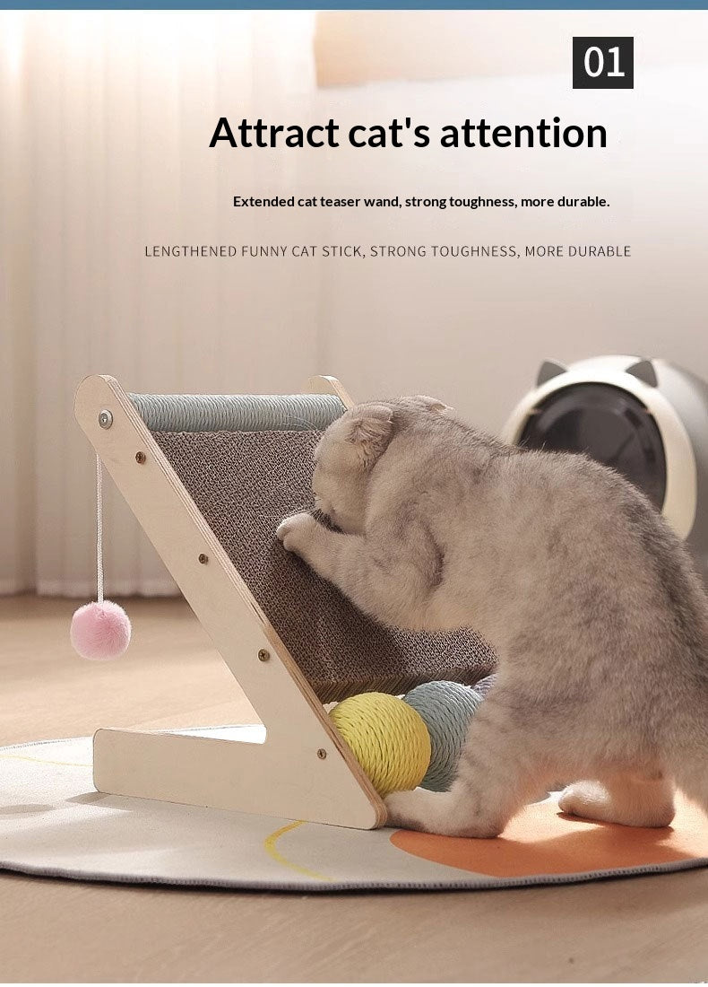 Wall-Mounted Cat Scratcher