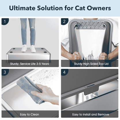 Stainless Steel Cat Litter Box