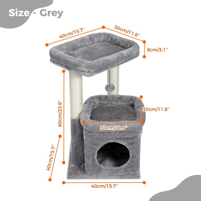 Gray Cat Tree