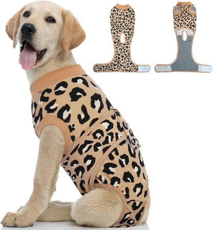 Dog Recovery Suit — Post-Surgery Coverage for Male & Female Dogs, Soft & Stretchy (XS–2XL)