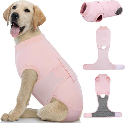 Female Dog Recovery Suit — Post-Spay & Surgery Coverage, Soft & Breathable (XS–2XL)