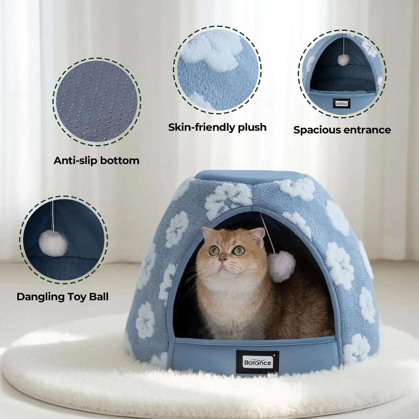 Cat Cave Bed Tent
