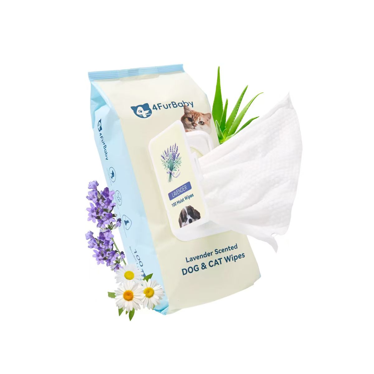 Dog & Cat Grooming Wipes