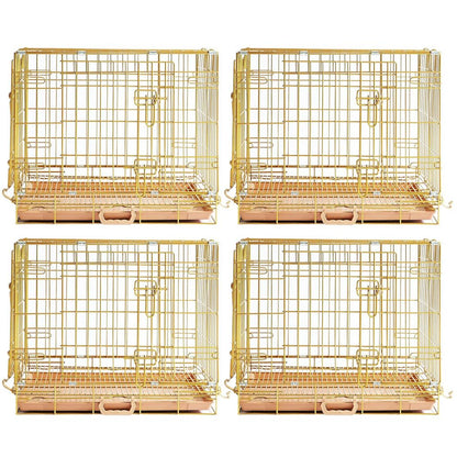 Collapsible Dog Crate — Escape-Proof, Foldable Metal Crate for Training & Travel