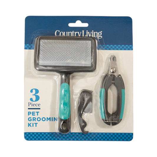 3-Piece Dog Grooming Kit