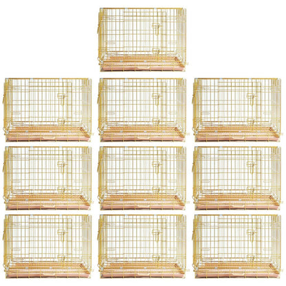 Collapsible Dog Crate — Escape-Proof, Foldable Metal Crate for Training & Travel