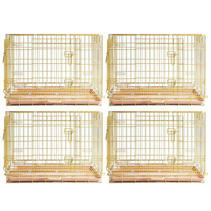 Collapsible Dog Crate — Escape-Proof, Foldable Metal Crate for Training & Travel