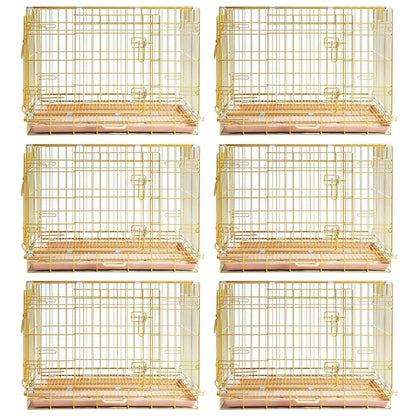 Collapsible Dog Crate — Escape-Proof, Foldable Metal Crate for Training & Travel
