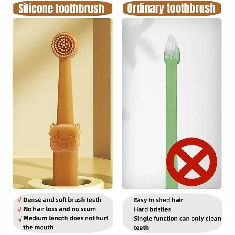 Dog Cat Soft Toothbrush