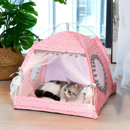 Calming Pet Tent Bed