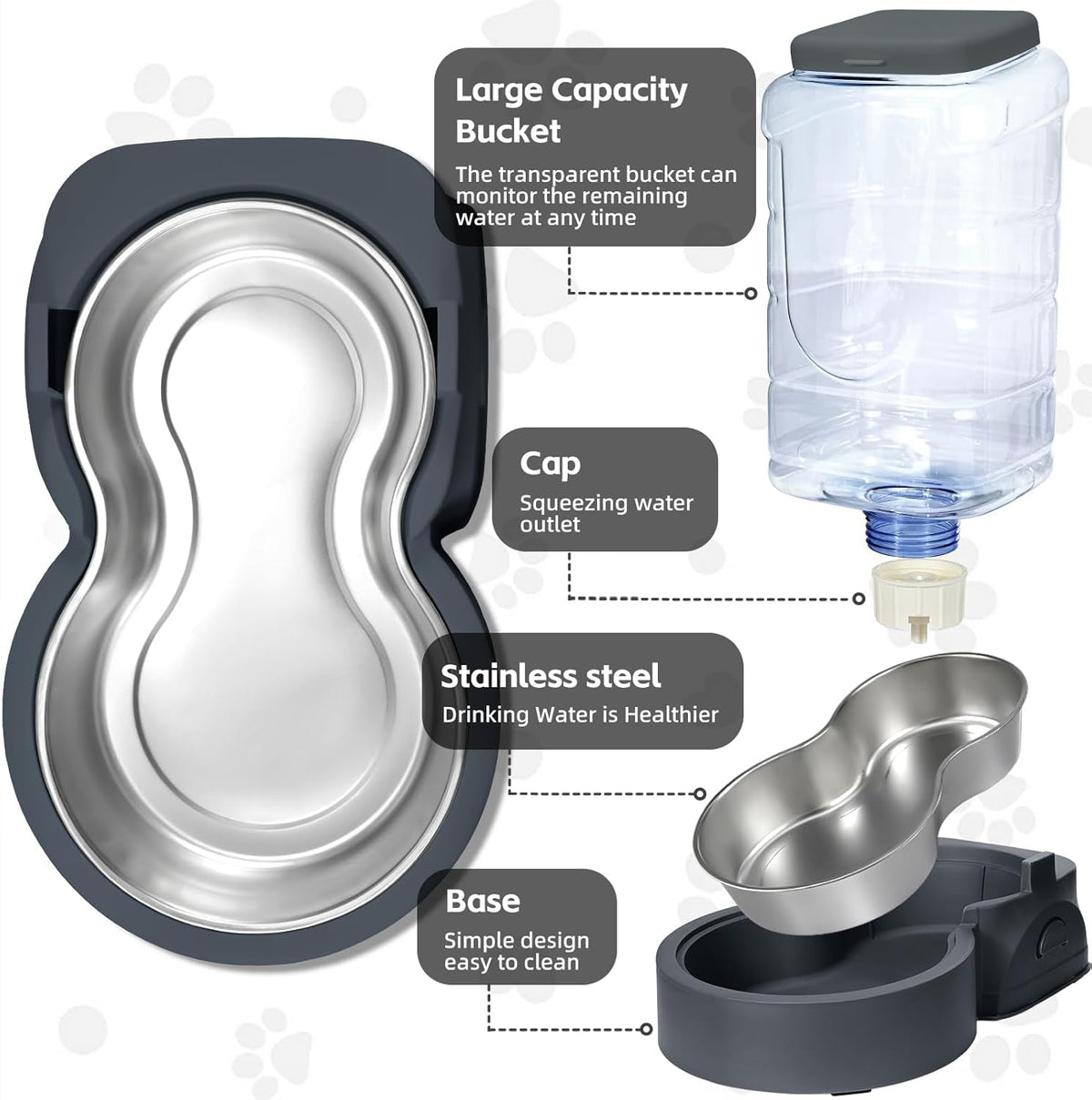 Feeder & Water Dispenser Set